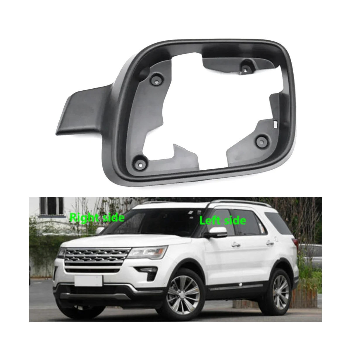Накладка корпуса рамы левого бокового зеркала для Ford Explorer 2011-2019 версии для США - 0