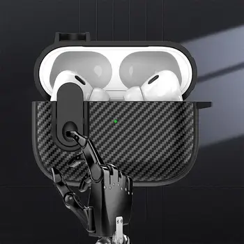 Оптоволоконный Чехол Для наушников Apple Airpods Pro 2, Чехол Для наушников Airpods 3 2 1 Pro, Защитный Чехол Для Беспроводной Зарядки С Крючком